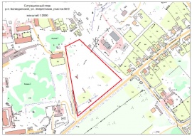 Ситуационный план земельного участка в Шушарах Кадастровые работы в Шушарах